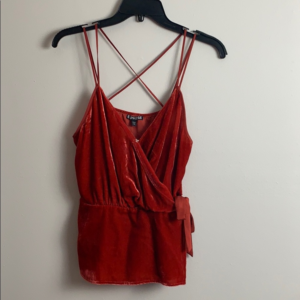 Express Red/orange tone Top 🧡